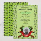 Invitation 60ème Anniversaire du Camouflage Chasseur de Cerfs (Devant / Derrière)