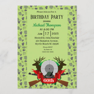 Invitation 60ème Anniversaire du Camouflage Chasseur de Cerfs