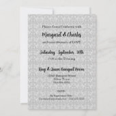 Invitation 60ème anniversaire du Mariage Diamond (Dos)