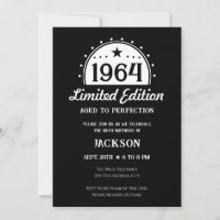 Invitation 60th Birthday Limited Edition