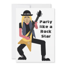 60th Mens 🎸 🤣 Rockstar Anniversaire Guitare Funk
