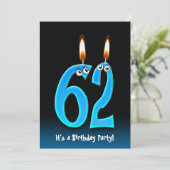 Invitation 62e fête d'anniversaire (Debout devant)