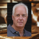 Invitation 65e anniversaire Célébrons la photo bleu or de la 