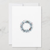 Invitation 65e anniversaire de mariage Paysage hivernal roman (Dos)