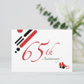 Invitation 65e anniversaire (mod oiseaux) (Debout devant)