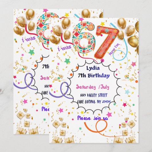 Invitation 67 (Devant / Derrière)