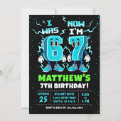 Invitation 6 7 Meme Graffiti Six Seven Birthday (Devant)