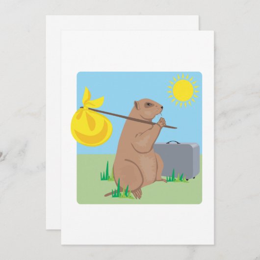 Invitation 6 semaines de vacances (Devant / Derrière)