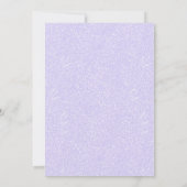 Invitation 6e anniversaire, Parties scintillant arc-en-ciel A (Dos)