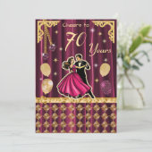 Invitation 70 ans avec couples de danseurs (Debout devant)