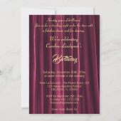 Invitation 70 ans avec couples de danseurs (Dos)