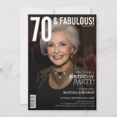 Invitation 70 et Fabulous Magazine Couverture 70e anniversair (Devant)