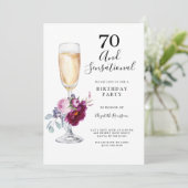 Invitation 70 Et Sensational Birthday Party (Debout devant)