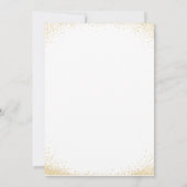 Invitation 70 So What! Black Gold 70th Birthday (Dos)