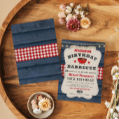 Invitation 70e anniversaire BBQ Summer Barbecue Party