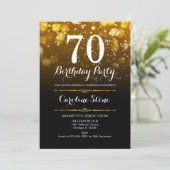 Invitation 70e anniversaire - Black White Gold (Debout devant)