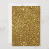 Invitation 70e anniversaire Champagne Glasses Streamers (Dos)