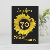 Invitation 70e anniversaire de la fête du soleil jaune (Debout devant)