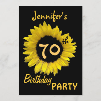 Invitation 70e anniversaire de la fête du soleil jaune