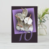 Invitation 70e anniversaire de la Fête Invite — Antheriums (Debout devant)