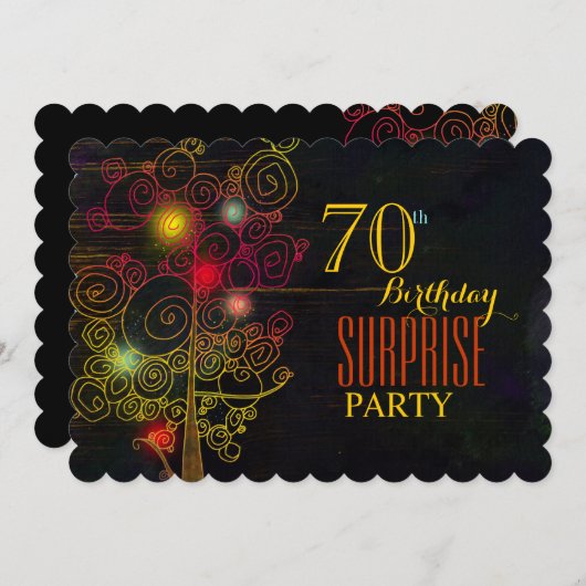 Invitation 70e anniversaire de la surprise moderne (Devant / Derrière)