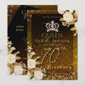 Invitation 70e anniversaire de l'or de la Couronne (Devant / Derrière)