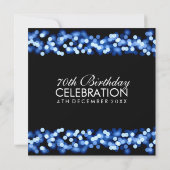 Invitation 70e anniversaire du Blue Hollywood Glam (Dos)