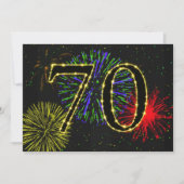 Invitation 70e anniversaire invitez (Devant)