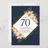 Invitation 70e anniversaire Marine Bleue (Devant)