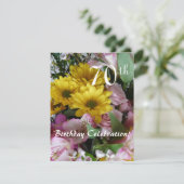 Invitation 70e anniversaire !-Party/Floral Bouquet (Debout devant)