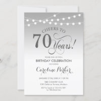 70e anniversaire - Silver White
