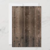 Invitation 70e anniversaire Tournesols rustiques & Vin (Dos)