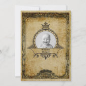 Invitation 70e anniversaire Vintage Retro Photo Surprise Part (Dos)
