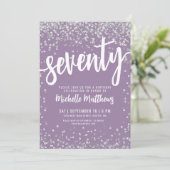 Invitation 70e Anniversaire Violet (Debout devant)