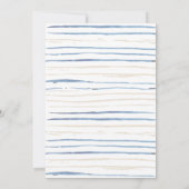 Invitation 70e fête d'anniversaire Côte Bleue Floral Numéro 7 (Dos)