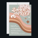 Invitation 70's Super Retro Any Age Disco Ball Anniversaire<br><div class="desc">Peut être customisé pour répondre à vos besoins. // Vous cherchez des articles correspondants ou complémentaires ? Autre papeterie de l'ensemble disponible dans la section "collections" de mon magasin. // Besoin d'aide pour customiser votre design ? Vous avez d'autres idées ? N'hésitez pas à me contacter (Zoe) directement.</div>