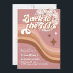Invitation 70's Super Retro Any Age Rose Disco Ball Anniversa<br><div class="desc">Peut être customisé pour répondre à vos besoins. // Vous cherchez des articles correspondants ou complémentaires ? Autre papeterie de l'ensemble disponible dans la section "collections" de mon magasin. // Besoin d'aide pour customiser votre design ? Vous avez d'autres idées ? N'hésitez pas à me contacter (Zoe) directement.</div>
