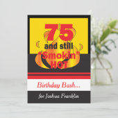 Invitation 75 et encore fumé chaud - 75e anniversaire (Debout devant)