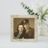 Invitation 75e anniversaire avec photo (Debout devant)