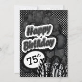 Invitation 75e anniversaire de la fête (Devant)