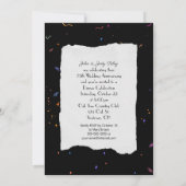 Invitation 75e anniversaire du mariage (Dos)