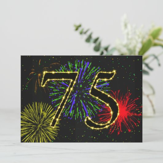 Invitation 75e anniversaire invitez (Debout devant)