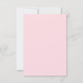 Invitation 75e anniversaire rose avec des points d (Dos)