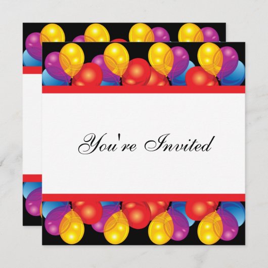 Invitation 75e anniversaire| Texte DO-IT-YOURSELF (Devant / Derrière)