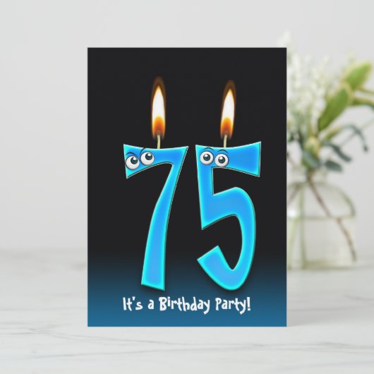 Invitation 75e fête d'anniversaire (Debout devant)