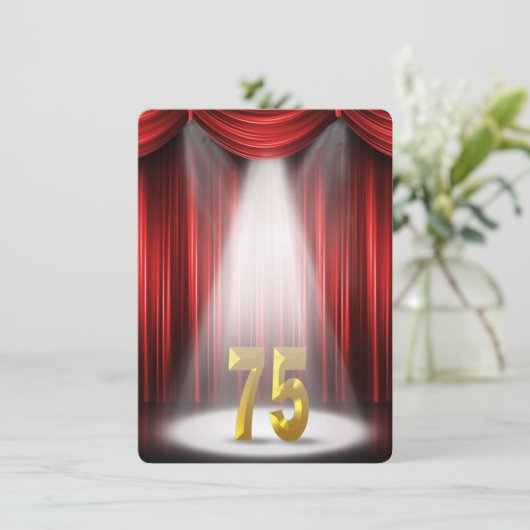 Invitation 75e fête d'anniversaire (Debout devant)