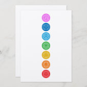 Invitation 7 chakras (Devant / Derrière)