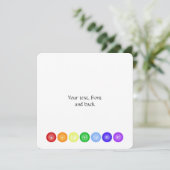 Invitation 7 chakras principaux en cercle (Debout devant)