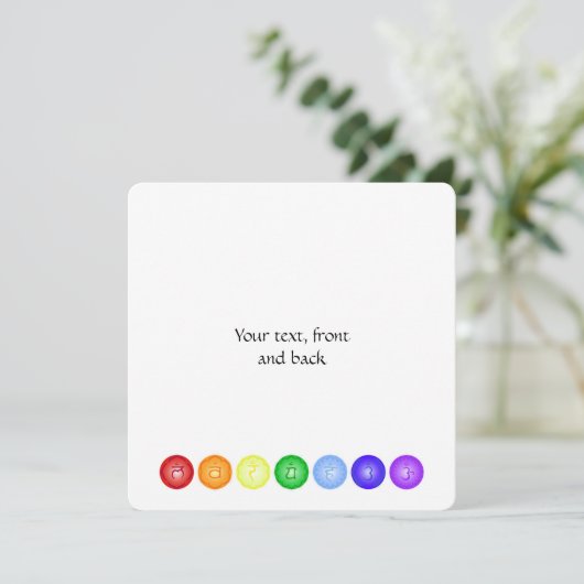 Invitation 7 chakras principaux en cercle (Debout devant)