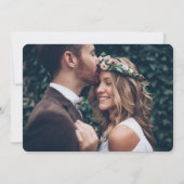 Invitation 7 Photos pour la célébration de mariage enfin (Dos)